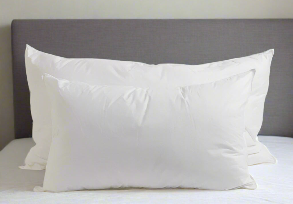 100% Cotton Downproof Feather & Down Pillow