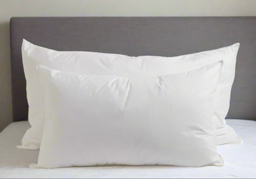 100% Cotton Downproof Feather & Down Pillow